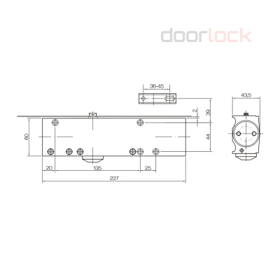 Доводчик DOORLOCK 200N
